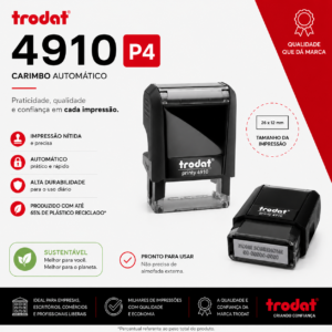 Carimbo Trodat Printy 4910 P4