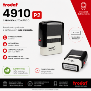 Carimbo Trodat Printy 4910 P2
