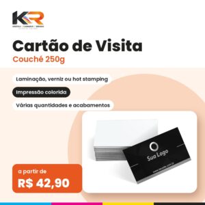 Cartão de Visita Couché 250g
