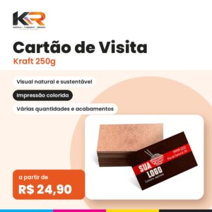 Cartão de Visita Kraft 250g