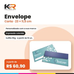 Envelope Carta Personalizado