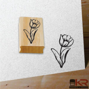 Carimbo Tulipa Abrindo