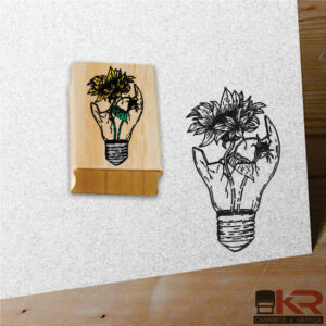 Carimbo Lampada Girassol