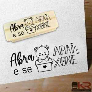 Carimbo Abra e se Apaixone