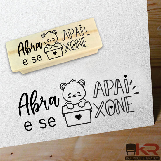 Carimbo Abra e se Apaixone