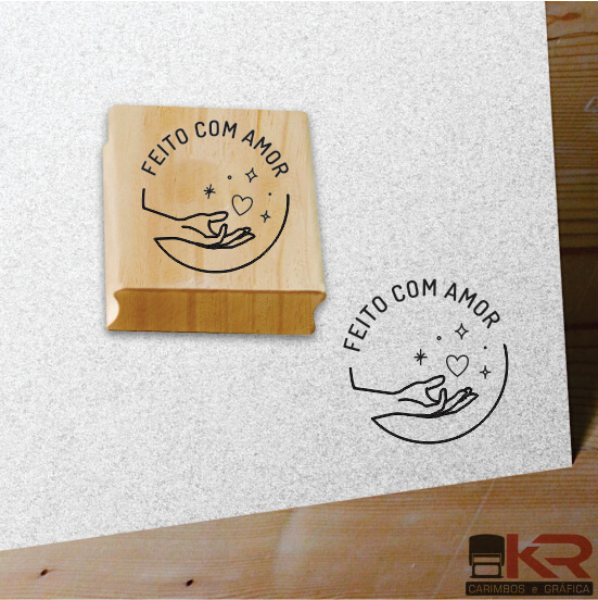CARIMBO FEITO COM AMOR - Imagem 2